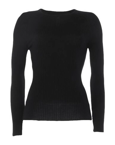 Moschino Sweaters In Black