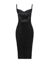 Elisabetta Franchi Knee-length Dresses In Black