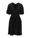 Twinset Short Dresses In Black