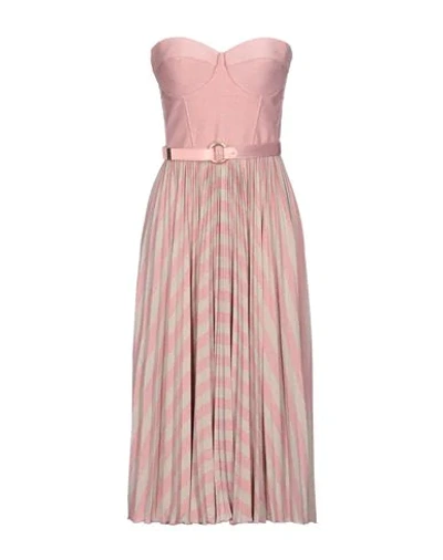 Elisabetta Franchi Midi Dresses In Pink
