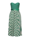 Elisabetta Franchi Knee-length Dresses In Green