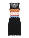 M Missoni Short Dresses In Black