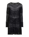Elisabetta Franchi Short Dresses In Black