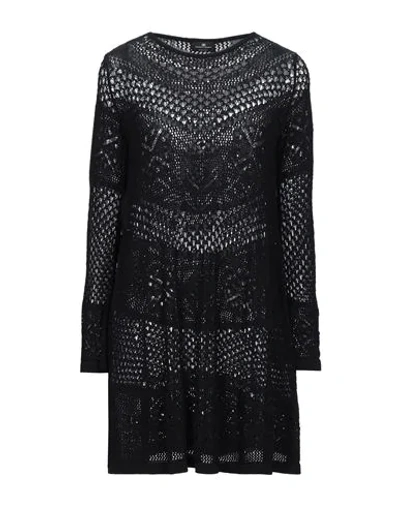 Elisabetta Franchi Short Dresses In Black