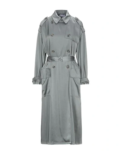 Red Valentino Overcoats In Military Green