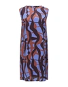 Aspesi Short Dresses In Light Purple