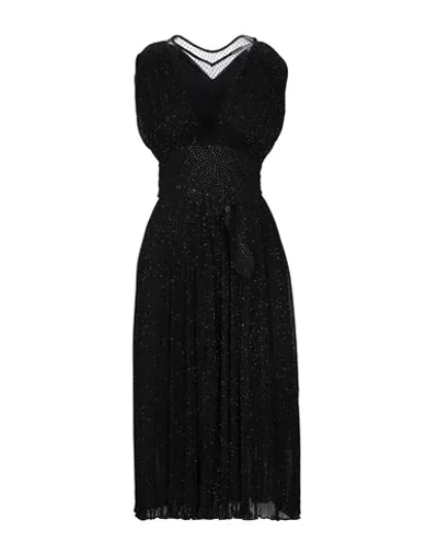 Marco De Vincenzo 3/4 Length Dresses In Black