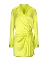 Patrizia Pepe Short Dresses In Yellow