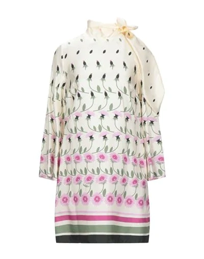 Valentino Short Dresses In White