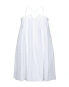 Erika Cavallini Short Dresses In White