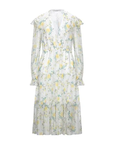 Philosophy Di Lorenzo Serafini Midi Dresses In White