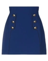 Elisabetta Franchi Mini Skirt In Blue