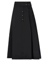 Patrizia Pepe Midi Skirts In Black