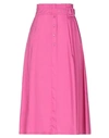 Patrizia Pepe Midi Skirts In Pink