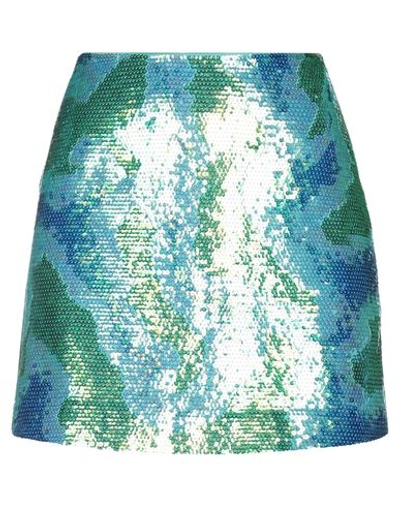 Alberta Ferretti Mini Skirts In Green