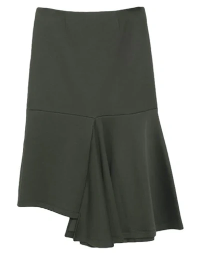 Marni Midi Skirts In Green