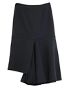 Marni Midi Skirts In Dark Blue