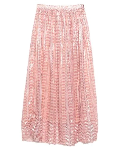 Marco De Vincenzo Midi Skirts In Pink