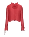 Marco De Vincenzo Blouses In Red