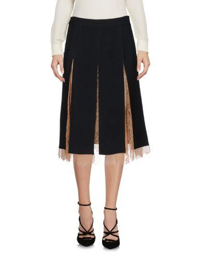 Michael Kors Knee Length Skirt In Black