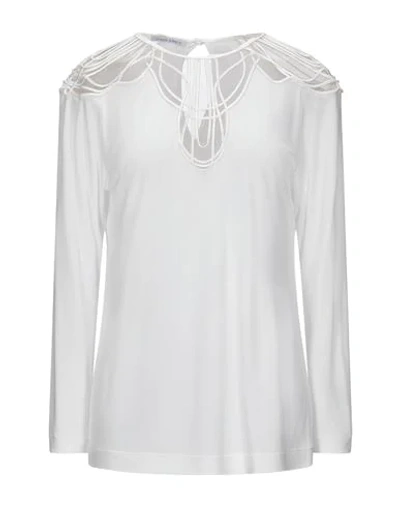 Alberta Ferretti Blouses In White