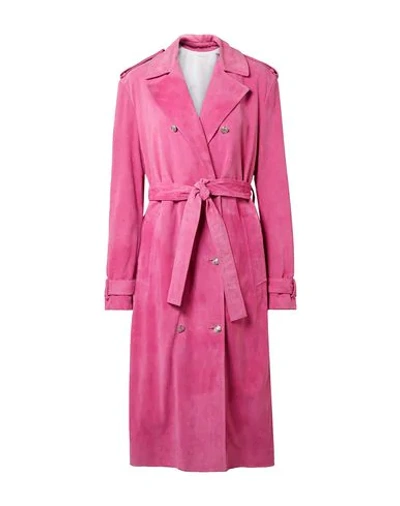 Calvin Klein 205w39nyc Overcoats In Fuchsia