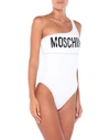 Moschino One-piece Swimsuits In White