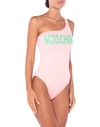 Moschino One-piece Swimsuits In Pink