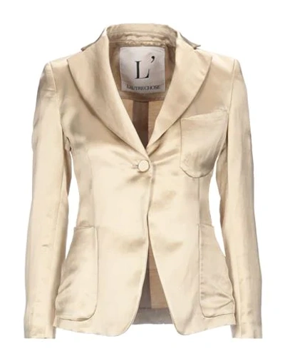 L'autre Chose Suit Jackets In Beige