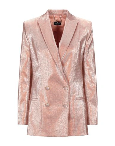 Elisabetta Franchi Suit Jackets In Orange