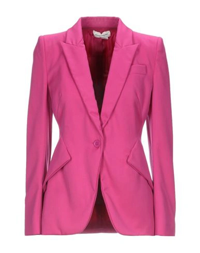 Alexander Mcqueen Suit Jackets In Red