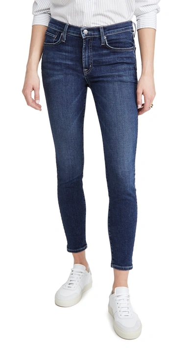 Edwin Pixie High Waist Ankle Skinny Jeans In Colton