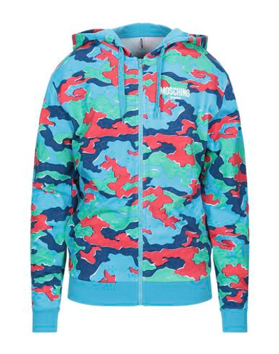 Moschino Sweatshirts In Blue