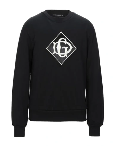 Dolce & Gabbana Sweatshirts In Black