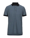 Ferragamo Polo Shirt In Sky Blue