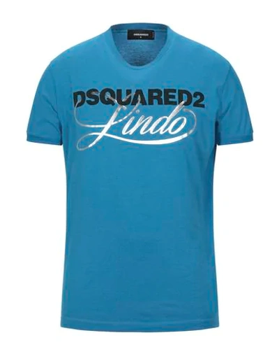 Dsquared2 T-shirts In Blue
