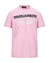 Dsquared2 T-shirts In Pink