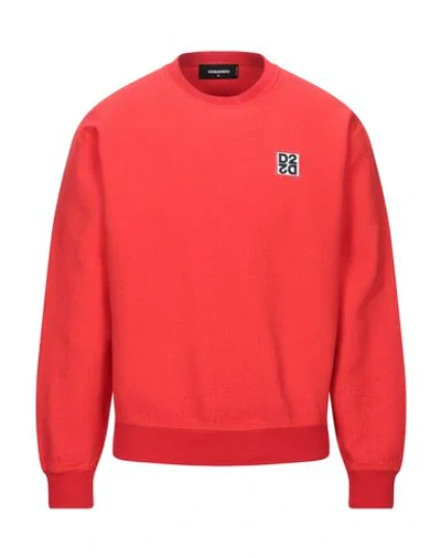 Dsquared2 Sweatshirts In Red