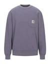 Carhartt Sweatshirt In Dark Purple