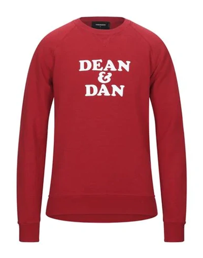 Dsquared2 Sweatshirts In Red