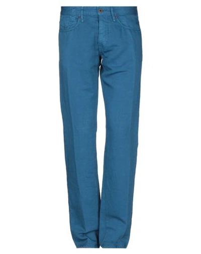 Incotex Casual Pants In Slate Blue