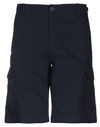 Carhartt Man Shorts & Bermuda Shorts Midnight Blue Size 36 Cotton
