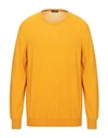 Drumohr Sweaters In Ocher