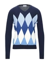 Ballantyne Sweaters In Dark Blue