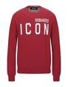 Dsquared2 Sweaters In Red