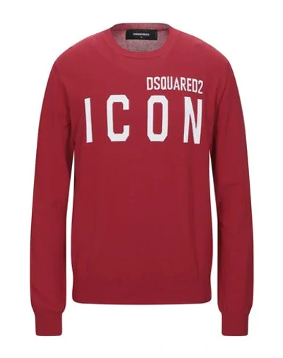 Dsquared2 Sweaters In Red