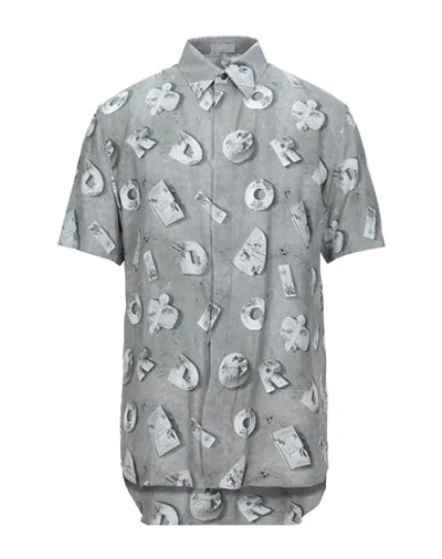 Dior Patterned Shirt In Grey
