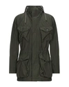 Aspesi Overcoats In Dark Green