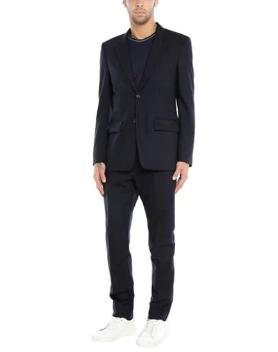 Maison Margiela Suits In Dark Blue