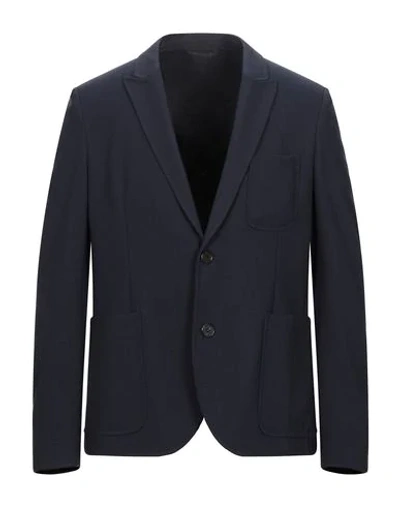 Neil Barrett Suit Jackets In Dark Blue